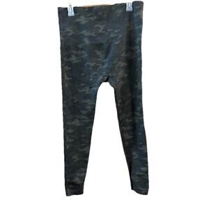 Spanx 3X Camo Leggings Green Athleasure Casual Slimming